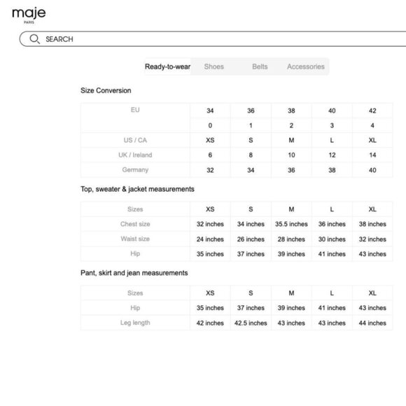 Maje Panako Fringe Hem Black Jeans - Picture 11 of 11